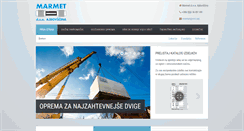 Desktop Screenshot of marmet.si